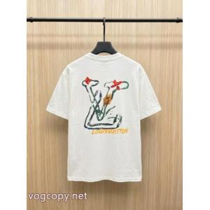 大人気最新作 2026話題アイテム 最安値に挑戦激安 通販 ブランド半袖TシャツLOUIS VUITTON
