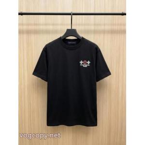 夏のいいのアイテム HOT低価 快適な履き心地 2026ブランド コピー半袖Tシャツルイ ヴィトン