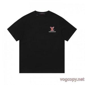 圧倒的人気 早者勝ち 大人気アイテム偽物 ブランド ショップLOUIS VUITTON半袖Tシャツ
