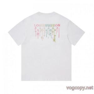 ブランド 偽物 通販LOUIS VUITTON半袖Tシャツ完売間近 モード感の高い 人気セール260%新品