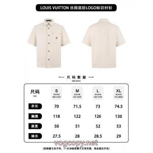コピー ブランド 通販 安心上品な印象 爆発的人気 大注目LOUIS VUITTON半袖シャツ