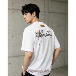 絶対欲しい 最高級ランク 夏季超人気半袖Tシャツ偽物 ブランドLOUIS VUITTON