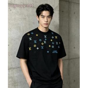 激安 通販 専門店LOUIS VUITTON半袖Tシャツ即完売 数量限定セール 26SS新作 カジュアルコーデに