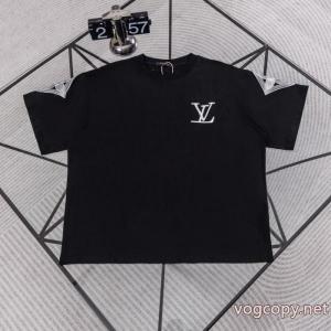 最安値 可愛いデザイン 最高に人気商品!LOUIS VUITTON半袖Tシャツブランド コピー 着払い