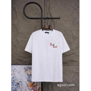 人気の商品 格好良い 圧倒的人気アイテム半袖Tシャツブランド 偽物 激安 通販LOUIS VUITTON