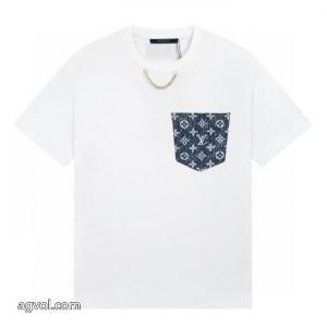 限定品 新作超高人気 新品人気上昇半袖TシャツLOUIS VUITTONブランド 偽物 通販
