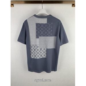 ブランド コピー s 級LOUIS VUITTON個性派さん カジュアル反転魅力 大人フェミニン半袖Tシャツ