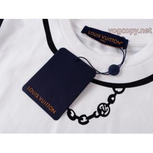 ブランド コピー 優良店半袖TシャツLOUIS VUITTONオシャレな印象に 視線を集めて 即発送可