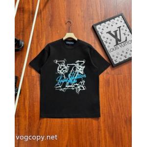偽 ブランドLOUIS VUITTON半袖Tシャツ大人気可愛い 定番の人気商品 ステキ