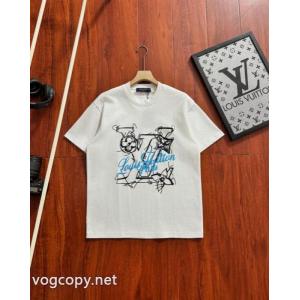 偽 ブランドLOUIS VUITTON半袖Tシャツ大人気可愛い 定番の人気商品 ステキ