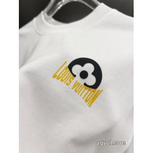 大人気ストリート お勧め 少数入荷偽 ブランド半袖TシャツLOUIS VUITTON