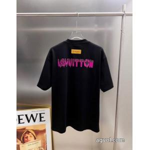 大流行中 期間限定割引中 安い激安人気新作LOUIS VUITTONスーパー コピー メンズ半袖Tシャツ