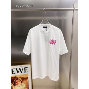 大流行中 期間限定割引中 安い激安人気新作LOUIS VUITTONスーパー コピー メンズ半袖Tシャツ