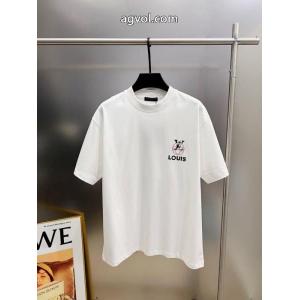 ブランド 品 コピーLOUIS VUITTON半袖Tシャツ流行フォルム ステキ 高級感ある