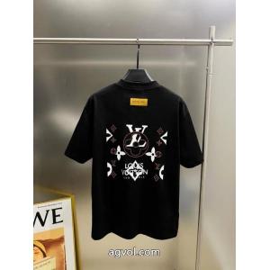 ブランド 品 コピーLOUIS VUITTON半袖Tシャツ流行フォルム ステキ 高級感ある