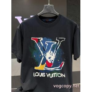 スーパー コピー 品今季トレンド ラグジュアリーの王道 新鮮ながら上品LOUIS VUITTON半袖Tシャツ