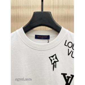 ブランド 偽物 通販話題の新作到着 上品でファッション 2026季人気定番半袖TシャツLOUIS VUITTON