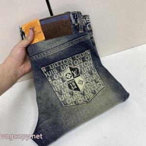偽物 ブランド ショップギフト用最適 人気定番 都会的な印象ジーンズLOUIS VUITTON