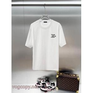 偽物 ブランド 販売限定特大セール 着心地よい 新作夏の優秀アイテム半袖TシャツLOUIS VUITTON