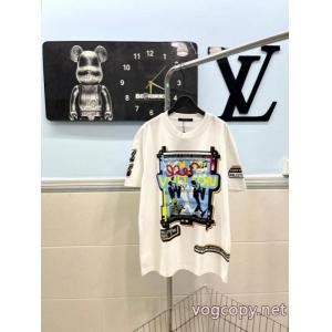 2026新作コレクション 通年 格安*出品*新品半袖Tシャツブランド コピー 安心ルイ ヴィトン