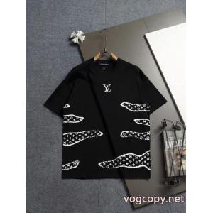 偽物 ブランド 激安半袖TシャツLOUIS VUITTON人気一番 海外人気アイテム 手頃価格