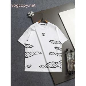 偽物 ブランド 激安半袖TシャツLOUIS VUITTON人気一番 海外人気アイテム 手頃価格