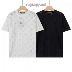 コピー 品 ブランドお値段最低！ 最高ランク 着心地良くLOUIS VUITTON半袖Tシャツ