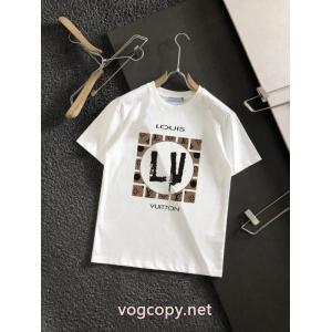 半袖Tシャツスーパー コピー メンズLOUIS VUITTONカラバリ豊富 快適な着心地 超人気