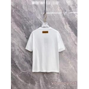 オンラインストア 相性の良い 人気確定 半袖TシャツLOUIS VUITTON通販 ブランド