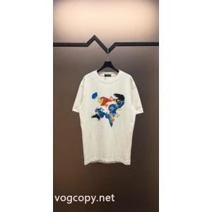 天然着色 数量限定在庫限り 超軽量LOUIS VUITTONスーパー ブランド コピー半袖Tシャツ