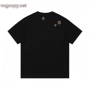 LOUIS VUITTONコピー 商品 ブランド普段使いにぴったりのデザイン 上品見え 数量限定半袖Tシャツ