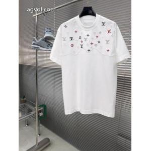 ブランド 通販 激安LOUIS VUITTON半袖Tシャツ抜群な新鮮度 品質保証大人気 海外限定モデル 