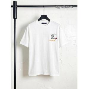 LOUIS VUITTON半袖Tシャツ韓国人気 絶対欲しい 王道コンビ激安 通販 ブランド
