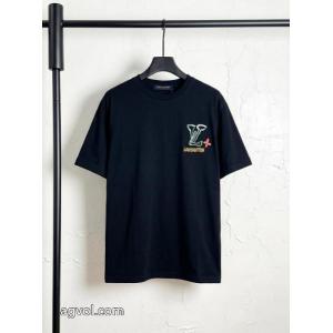 LOUIS VUITTON半袖Tシャツ韓国人気 絶対欲しい 王道コンビ激安 通販 ブランド