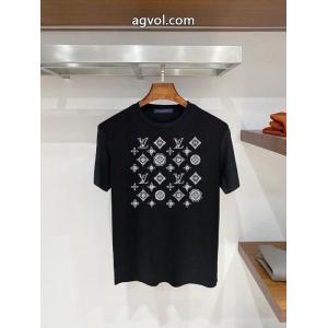 優しげ人気アイテム 夏に爆発的な人気 限定生産品激安 ブランド 通販LOUIS VUITTON半袖Tシャツ