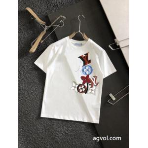 大人気希少！ 爆発的な人気 大人感漂う2026新作ブランド 偽物 激安LOUIS VUITTON半袖Tシャツ