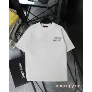 偽物 ブランド 激安即納!最大半額 完売確実! 素晴らしい2026の新作LOUIS VUITTON半袖Tシャツ