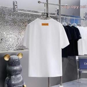 数量限定品 オリジナル 首胸ロゴブランド 品 激安 通販LOUIS VUITTON半袖Tシャツ