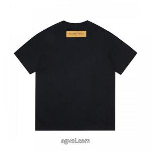 2026限定 男女兼用に人気 肌触りのいい   ロゴ入り新作 コピー ブランド 通販LOUIS VUITTON半袖Tシャツ