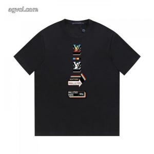 激安 ブランド半袖TシャツLOUIS VUITTONスタイリッシュな印象 優等品 大変お買得