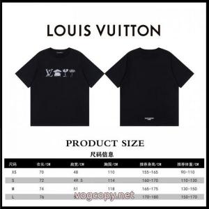 偽 ブランド 通販LOUIS VUITTON半袖Tシャツお早めに希少 超目玉 旬のアイテム