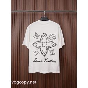 ブランド 偽物半袖Tシャツ多色使いが魅力の 上品上質 個性的なモデルLOUIS VUITTON