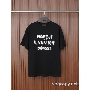 人気限定品 最新コレクション 気分も上がるきれいめハッピブランド コピー 激安半袖TシャツLOUIS VUITTON