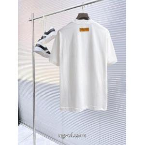LOUIS VUITTON半袖Tシャツ偽物 ブランド ショップ男女共用 超安値で完売！？ カワイイ雰囲気