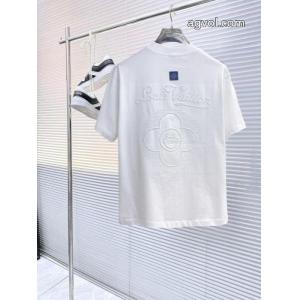 コピー ブランド 販売高級感UP 流行の最前線 高級感のあるデザインLOUIS VUITTON半袖Tシャツ