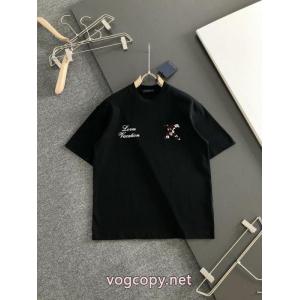  2026スーパーコピーLOUIS VUITTON格安*出品*新品 上品さ漂う シックな色合い半袖Tシャツ