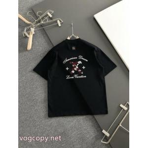  2026スーパーコピーLOUIS VUITTON格安*出品*新品 上品さ漂う シックな色合い半袖Tシャツ