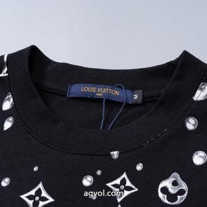 2026超人気アイテム お洒落が人気新品 個性派LOUIS VUITTON半袖Tシャツスーパー コピー 品