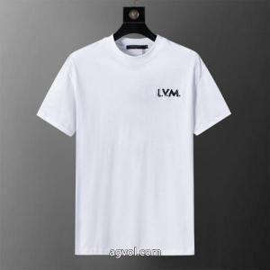 激安 通販 専門店新作限定大人でお上品 夏大人気のアイテム 格安通販半袖TシャツLOUIS VUITTON