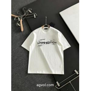 LOUIS VUITTON半袖Tシャツ偽 ブランド最新話題沸騰中 普段使い 超激得格安